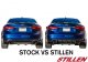 2018-2021 Infiniti Q50 Rear Diffuser - Unpainted - KB11241 Stillen Exterior Styling