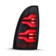 2005-2015 Toyota Tacoma AlphaRex LUXX-Series LED Tail Lights Alpha-Black with Activation Light an...