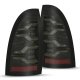 2005-2015 Toyota Tacoma AlphaRex LUXX-Series LED Tail Lights Alpha-Black with Activation Light an...