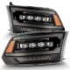 2009-2018 RAM 2500 AlphaRex LED Projector Headlights with ACT Light, Sequential Signal, and DRL