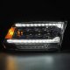 2009-2018 RAM 2500 AlphaRex LED Projector Headlights Plank Style with ACT Light and Sequential Si...