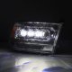 2009-2018 RAM 2500 AlphaRex LED Projector Headlights Plank Style with ACT Light and Sequential Si...