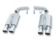 1984-1991C4 CorvetteÂ Borla Rear Section 2.5" Exhaust Quad TippedÂ 11376