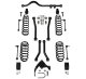 Fits Jeep JK 2 Door 3 " Lift Suspension System w/ 4 Sport Flexarms and Track Bar No Shocks 07-18 ...