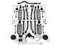 Fits Jeep JK 2- Door 4 " Lift Suspension System w/ 8 Alpine Flexarms and Track Bar No Shocks Tera...