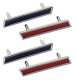 C1 1961 Corvette Front Fender Side Bars Set