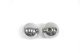 C2 C3 1964-1977 Corvette Door and Seat Chrome Knob Pair