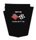 1968-1972 Corvette C3 Replacement Hood Liner w/Color Logo Emblem