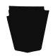 1973-1976 Corvette C3 Replacement Hood Liner w/Color Logo Emblem