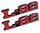 C3 1973-1979 Corvette L-82 Hood Emblems Pair