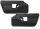 C4 1984-1989 Corvette Standard Door Panel Pair Black 