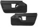 1984-1989 C4 Corvette Black Deluxe Interior Door Panels