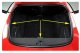 C4 1984-1996 Corvette Rear Deck Trim Panels 3 Piece Set