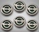 1984-1996 Corvette C4 Style Fluid Cap Cover Sets 6PC - Manual Transmission