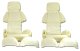 1989-1990 C4 Corvette Sport Seat Foam 4 Piece Set