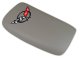 1997-2004 C5 Corvette Embroidered Console Lid Gray with Black Logo