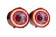 XB LED Tail Lights: Corvette C6 (05-13 / Red Lens / Set)