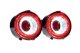 XB LED Tail Lights: Corvette C6 (05-13 / Red Lens / Set)