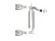 aFe Vulcan Series 2.5in 304 SS Axle-Back Exhaust Polished 07-18 Jeep Wrangler (JK) V6-3.6/3.8L