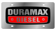 Duramax Diesel Stainless Steel License Plate by Eurosport Daytona