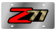 Chevrolet Z71 SUV Stainless Steel License Plate