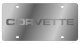 Chevrolet Corvette Stainless Steel License Plate