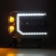 2014-2018 GMC Sierra AlphaRex Nova-Series LED Projector Headlights Black