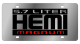 Dodge Magnum Hemi 5.7 Liter Stainless Steel License Plate by Eurosport Daytona
