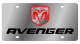 Dodge Avenger Stainless Steel License Plate