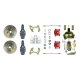 1958-1958 Chevrolet Biscayne Front Brake Conversion Kit The Right Stuff FSC58DCDZ