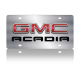 2019 GMC Acadia Eurosport Daytona Stainless Steel License Plate
