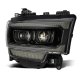 2019-2022 RAM 2500 AlphaRex Pro-Series Projector Headlights Plank Style Alpha Black with Activati...