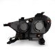 2019-2022 Ford Ranger AlphaRex Luxx-Series LED Projector Headlights Plank Style Black with Sequen...