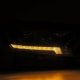 2019-2022 Ford Ranger AlphaRex Luxx-Series LED Projector Headlights Plank Style Black with Sequen...