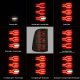 2019-2022 RAM 1500 AlphaRex LUXX LED Tail Lights Black/Red with ACT Light & Sequential Signal