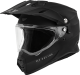 Fly Racing Trekker Solid Helmet (Matte Black, Medium)