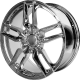 2005-2013 Corvette C6 Performance Replicas Z51 Style Split Spoke Chrome Wheel Rim 19x10" +56 - Fi...