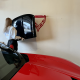 2005-2025 Corvette C6-C8 Melrose T-Top Deluxe Wall Mounted Roof Storage Rack With Flags