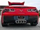 C7 Corvette Perforated Illuminated Exhaust Filler Panel For NPP Exhaust 052018