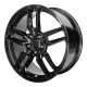 2014-2019 Corvette C7 Performance Replicas Z51 Style Split Spoke Gloss Black Wheel Rim 19x8.5" (F...