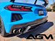 2020-2024 Corvette C8 AGM Visible Carbon Fiber Rear Diffuser 