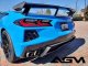 2020-2024 Corvette C8 AGM Visible Carbon Fiber Rear Diffuser 