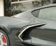 2020-2025 Corvette C8 Side Vent Trim Stainless Steel w/Chrome Molding 4pc