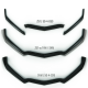 2020-2025 Corvette C8 ACS Composite 1VM Style Front Splitter