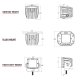 Spot E-Mark Surface Mount Pair D-Series Pro RIGID Industries 20221EM