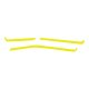 2020-2023 C8 Corvette Interior Dash Trim Accents - Gloss Yellow