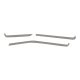 2020-2025 C8 Corvette Interior Dash Trim Accents - Gloss Silver