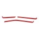 2020-2025 C8 Corvette Interior Dash Trim Accents - Gloss Red
