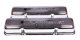 1968-1986 C4 Corvette Proform Small Block Chrome Valve Covers - Short - Chevrolet & Bowtie Emboss...