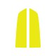 2013 C6 Corvette 60th 427 Split Stripe Design Hood Decal - Gloss Yellow